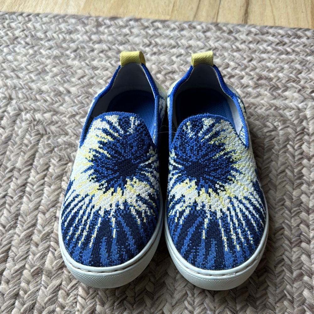 Kids Rothys- Blue and Yellow